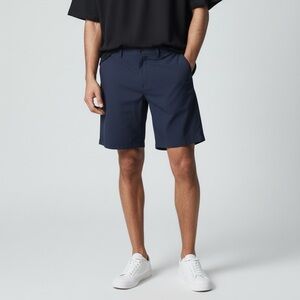 Southern Tide Men’s Size 36 Flat Front Solid Blue Outdoor Hiking Fishing Shorts